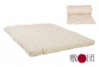 Rollbarer Japan-Futon – Shiatsufuton – Gästefuton aus Baumwolle Natur