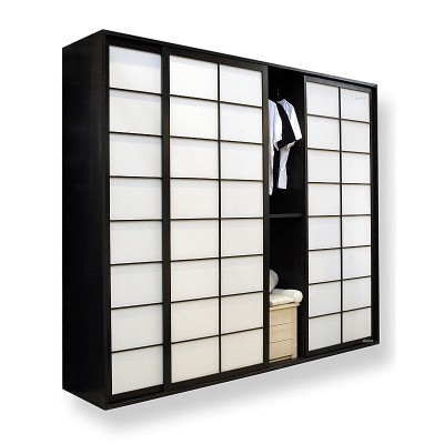 Kleiderschrank System - Shoji Buche - B300 3 Türen