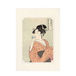 Kunstdruck - Bijin von Utamaro