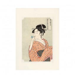 Art Print - Bijin By Utamaro