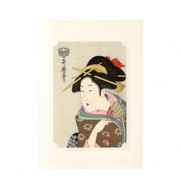 Kunstdruck - Utamaro Bijin