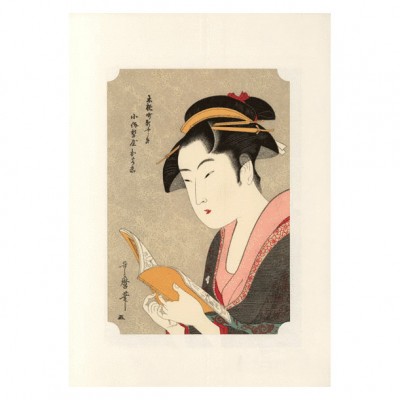 Kunstdruck - Utamaro Geisha Ochie