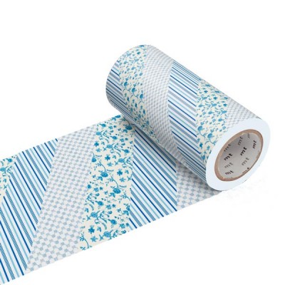 Masking Tape Casa - Flower dark blue