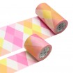 Masking Tape Casa - Triangle and Diamond Pink