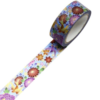 Masking Tape 'Kimono-Muster' Botan to Kiku