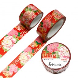 Masking Tape 'Kimono-Muster' China Botan