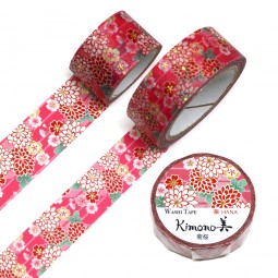 Masking Tape 'Kimono-Muster' Sakura to Kiku