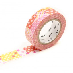 Masking Tape - Negapoji Dot Pink