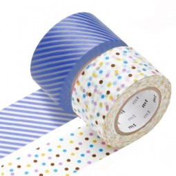 Masking Tape - Wide (J) – Drop, lavender & Stripe, light blue