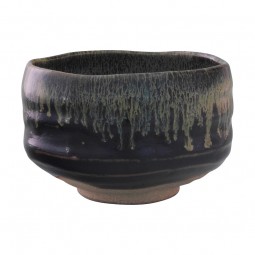 Matcha Schale - braun-schwarz