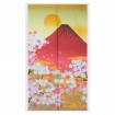 Noren - Fuji Sakura, 85 x 150 cm, Polyester