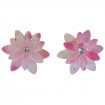 Ohrring - Doppel-Kirschblüte rosa