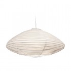 Japanische Papierlampe „Abian“ – Deckenleuchte oval