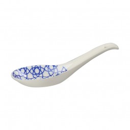 Porzellanlöffel 'Japan Blau – Kagome Hana'