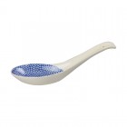 Porcelain Spoon Japan Blue - Seigaiha Dotted
