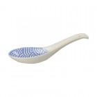 Porcelain Spoon Japan Blue - Seigaiha