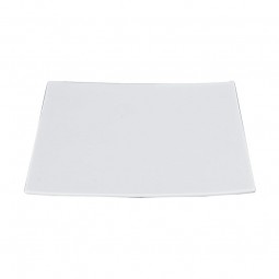 Porzellanplatte quadratisch groß 'Weiße Serie'