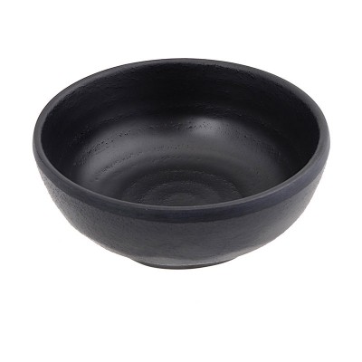 Rice Bowl Melamine Matte Black