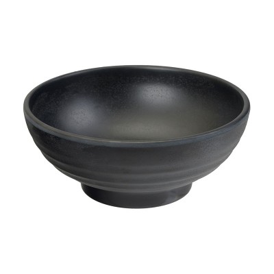 Rice Bowl Melamine Black