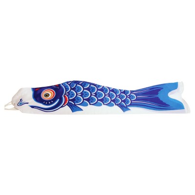 Riesen Wind Koi - Koinobori Blau