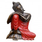 Ruhender Buddha aus Polyresin