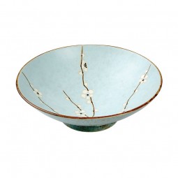 Bowl Turquoise Soshun 24X8cm