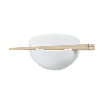 Schüssel Chopsticks 'Weiße Serie'