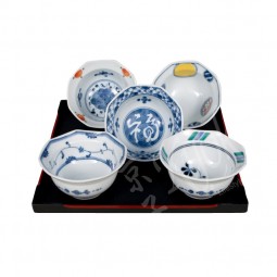 Set of 5 Bowls With Tray