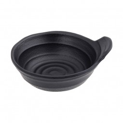 Sauces Bowl With Handle Melamine Matte Black