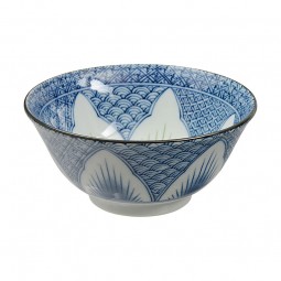 Food Bowl Koi Seigaiha - Blue 15,5X7cm