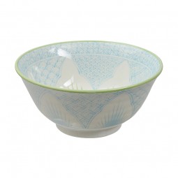 Food Bowl Koi Seigaiha - Light Blue 15,5X7cm