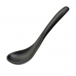 Soup Spoon Melamine Matte Black