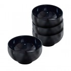 Suppenschüssel Schwarz - 4er Set