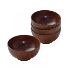Suppenschüssel Owan aus Holz - 4er Set