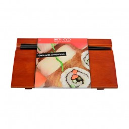 Sushi Geta mit Essstäbchen Set