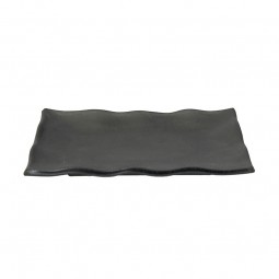 Sushi Plate Melamine Black