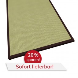 Tatami Standard Sondermaß 87x270 cm mit Schmuckband 8 an 4 Seiten