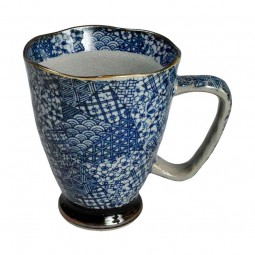 Teetasse 'Ashi neko – Patchwork' 9 x 11 cm