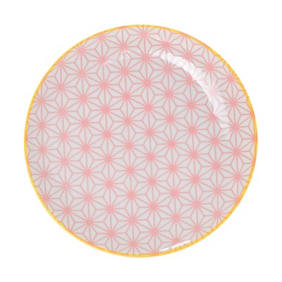 Teller 'Asanoha Seigaiha – Pink'