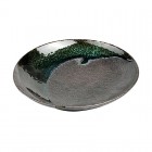 Plate Stone And Moss Round