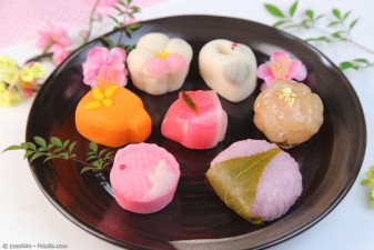 Wagashi – traditionelle japanische Süßigkeit im modernen Stil