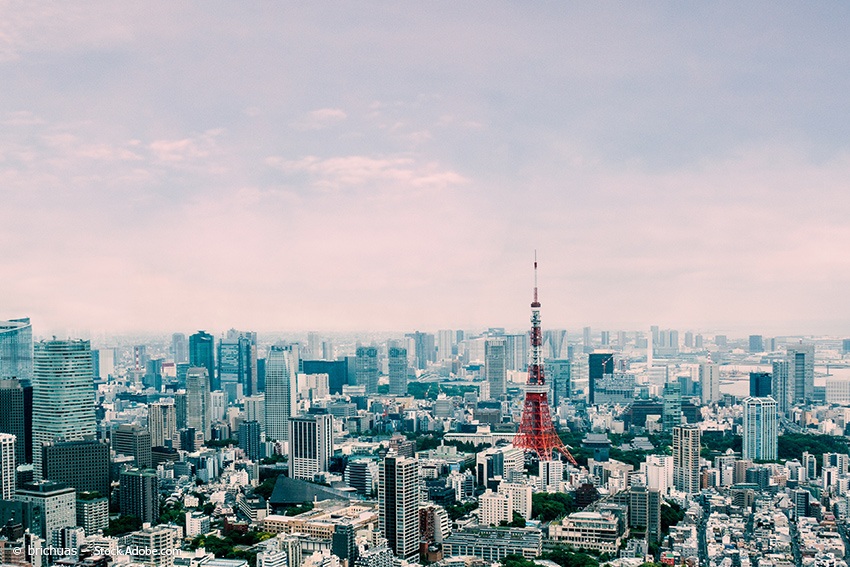 Architektur Tokyo Tower Skyline