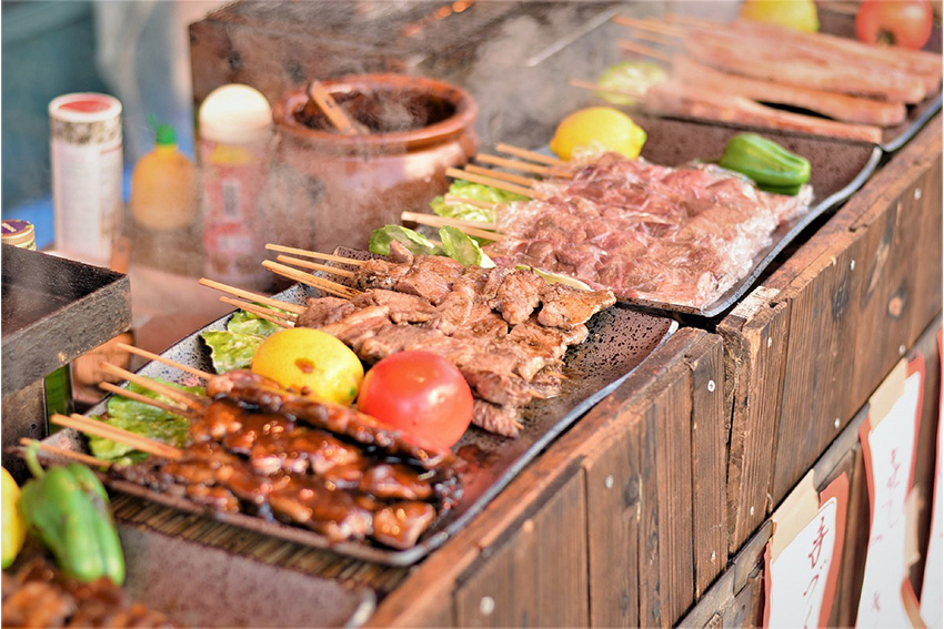 Yakitori-Spieße: Fleischsorten auf dem Grill