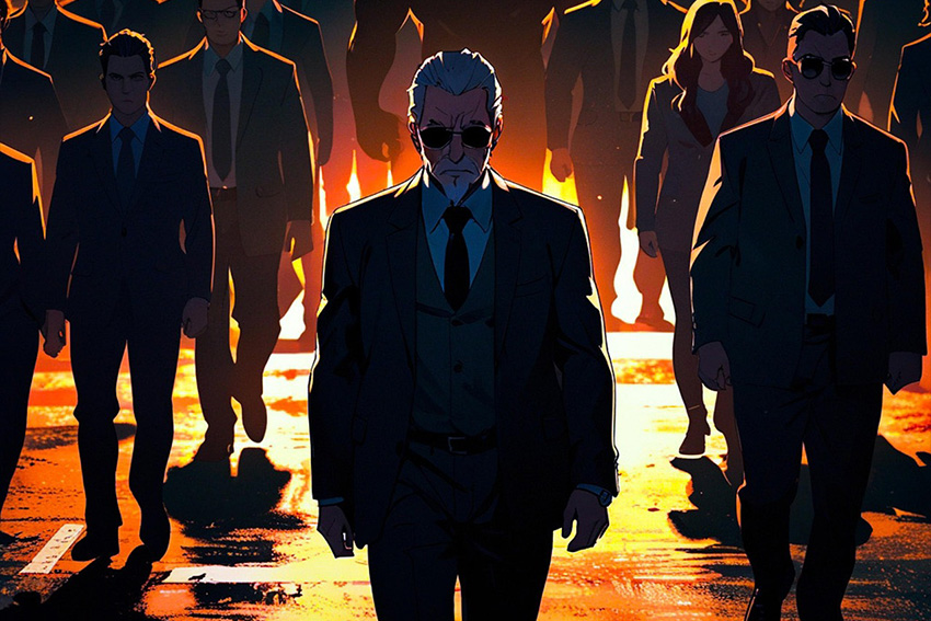 Darstellung von Yakuza-Charakteren in Manga, Anime und Videospielen als Teil der japanischen Popkultur