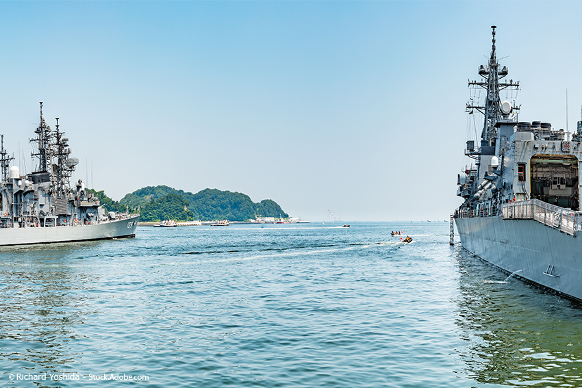 Yokosuka Naval Base in Yokosuka